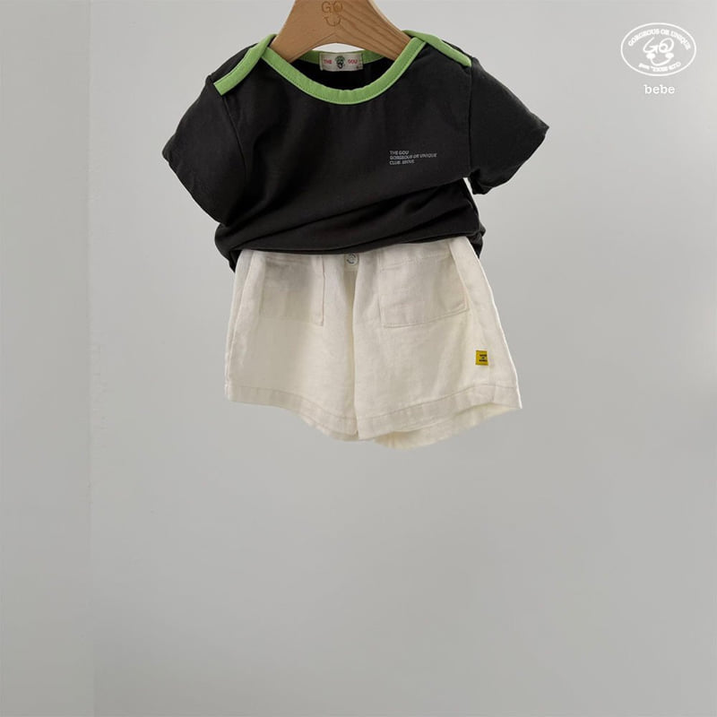 go;u - Korean Baby Fashion - #babyoutfit - Bebe Okdong Shorts - 3