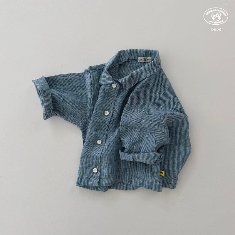 go;u - Korean Baby Fashion - #babyoutfit - Bebe Limited Shirt
