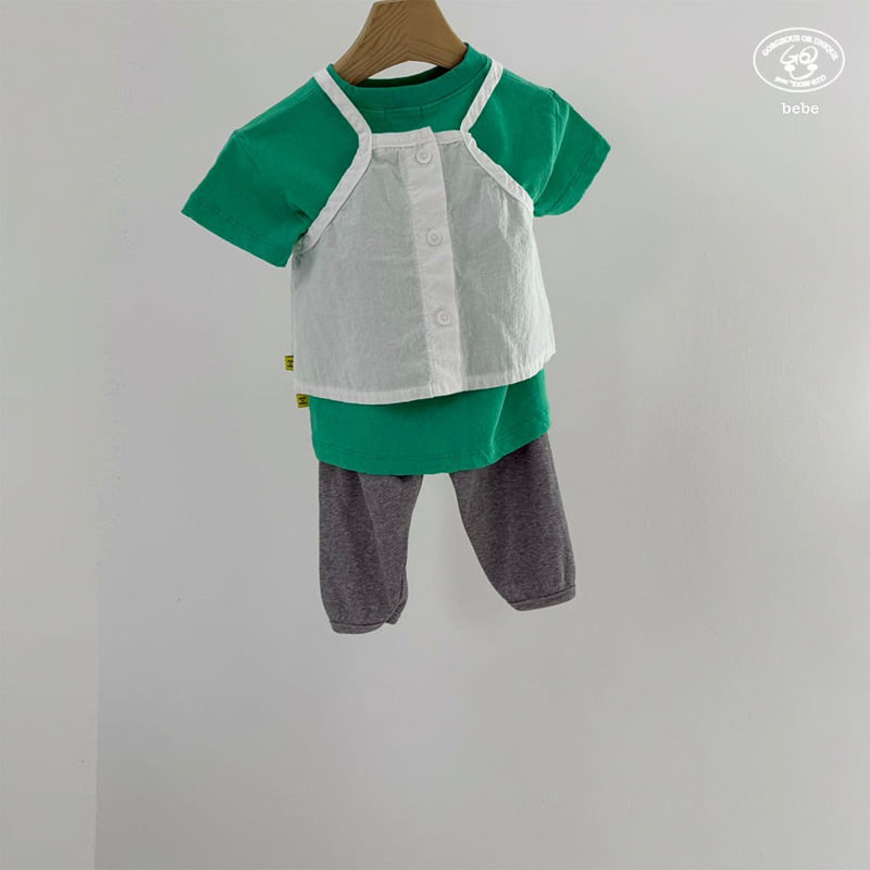 go;u - Korean Baby Fashion - #babyoutfit - Bebe Cool Sleeveless - 7