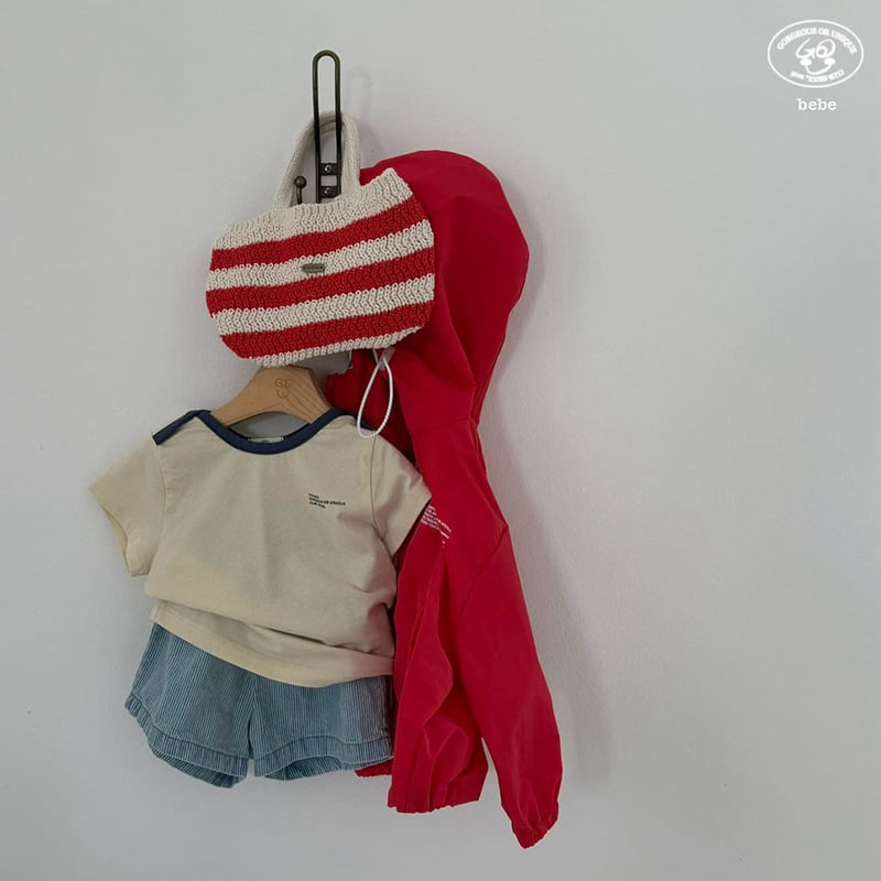 go;u - Korean Baby Fashion - #babywear - Bebe Color Rib Tee - 6