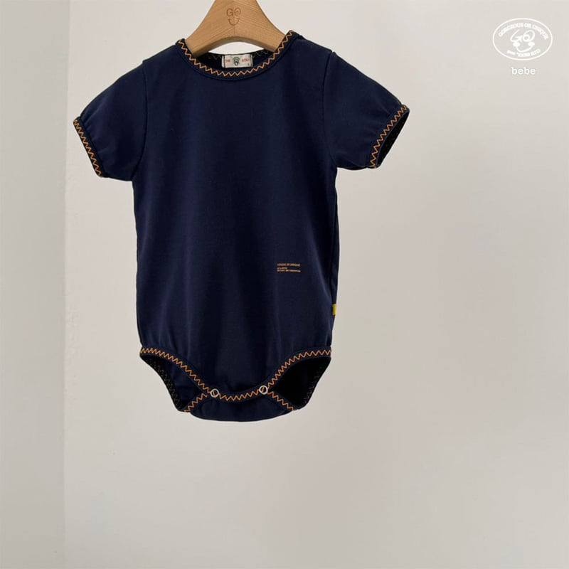 go;u - Korean Baby Fashion - #onlinebabyboutique - Bebe Zigzag Suit - 8
