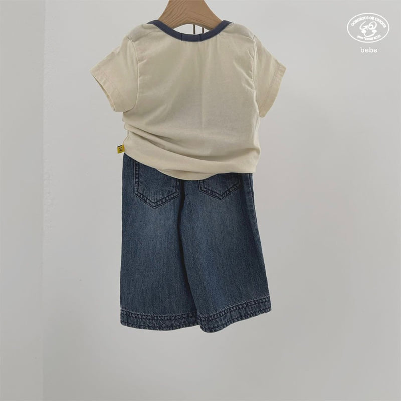 go;u - Korean Baby Fashion - #onlinebabyboutique - Bebe Color Rib Tee - 7