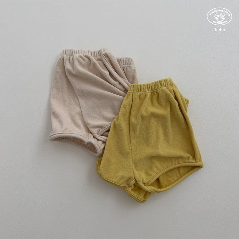 go;u - Korean Baby Fashion - #onlinebabyboutique - Bebe Crew Half Pants
