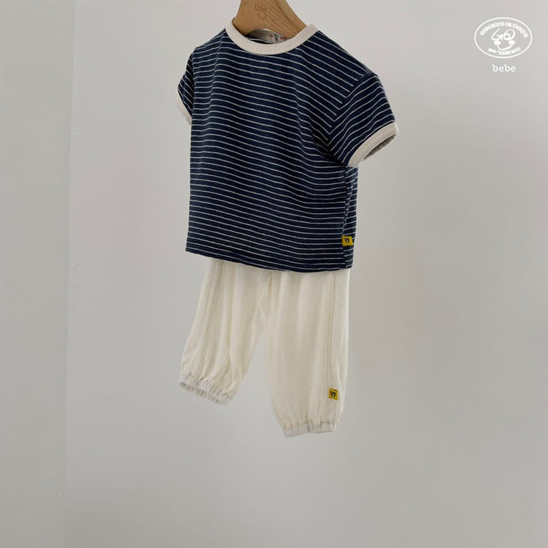 go;u - Korean Baby Fashion - #onlinebabyshop - Bebe Center Jogger Pants - 11