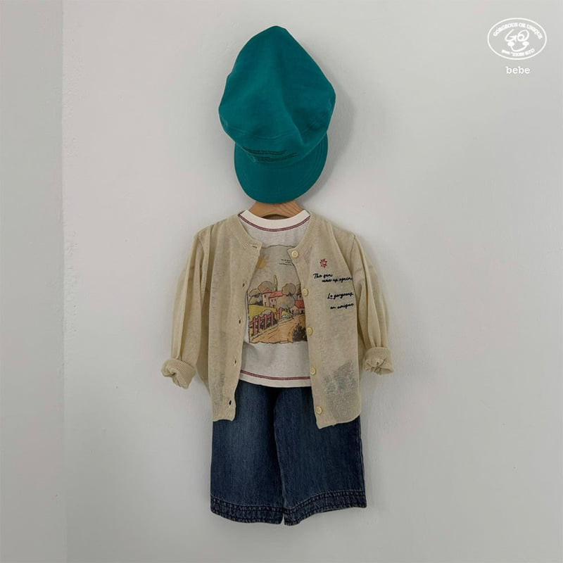 go;u - Korean Baby Fashion - #onlinebabyshop - Bebe Frame Tee - 7