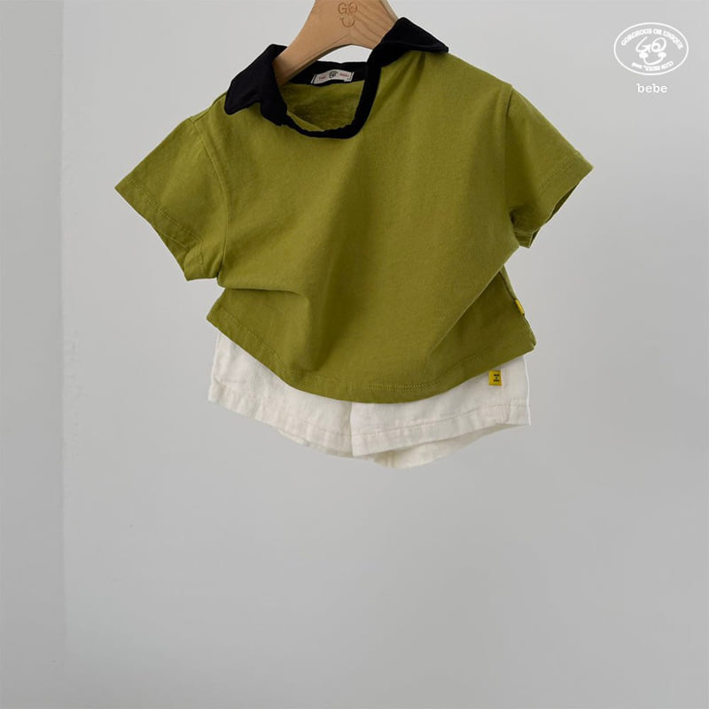go;u - Korean Baby Fashion - #onlinebabyshop - Bebe Okdong Shorts - 6