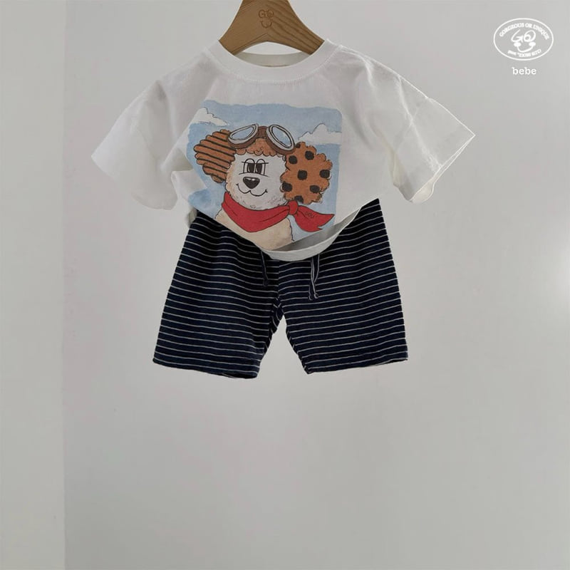 go;u - Korean Baby Fashion - #onlinebabyboutique - Bebe Marine Pants - 4