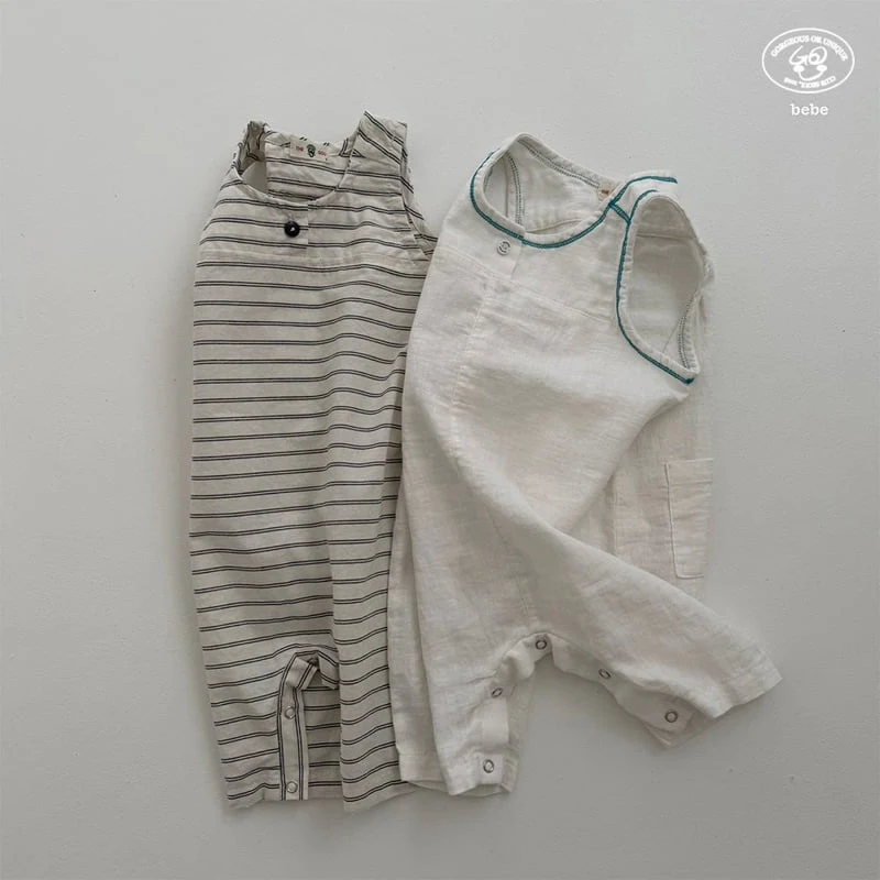 go;u - Korean Baby Fashion - #onlinebabyshop - Bebe Sea Overalls