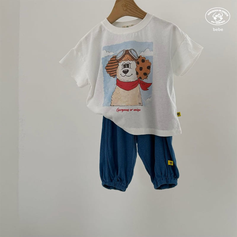 go;u - Korean Baby Fashion - #onlinebabyshop - Bebe Pilot Tee - 4