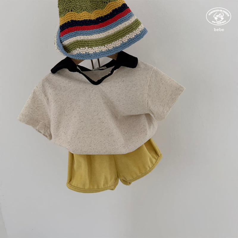 go;u - Korean Baby Fashion - #smilingbaby - Bebe Black Tee - 6