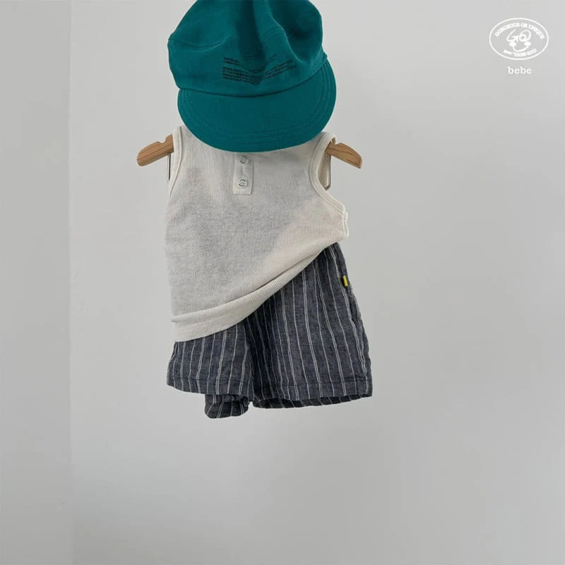 go;u - Korean Baby Fashion - #smilingbaby - Bebe Linen Back Shorts - 3