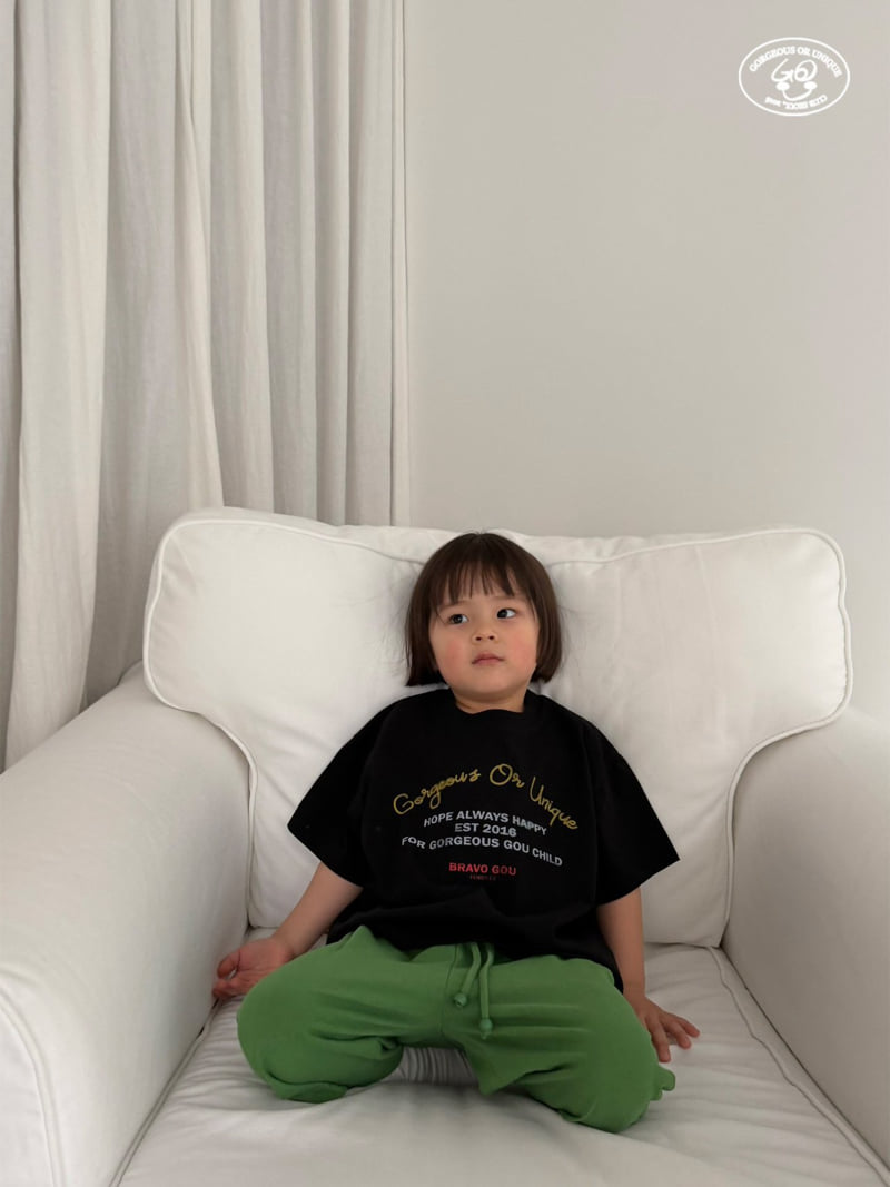 go;u - Korean Children Fashion - #Kfashion4kids - Lettering Tee - 8