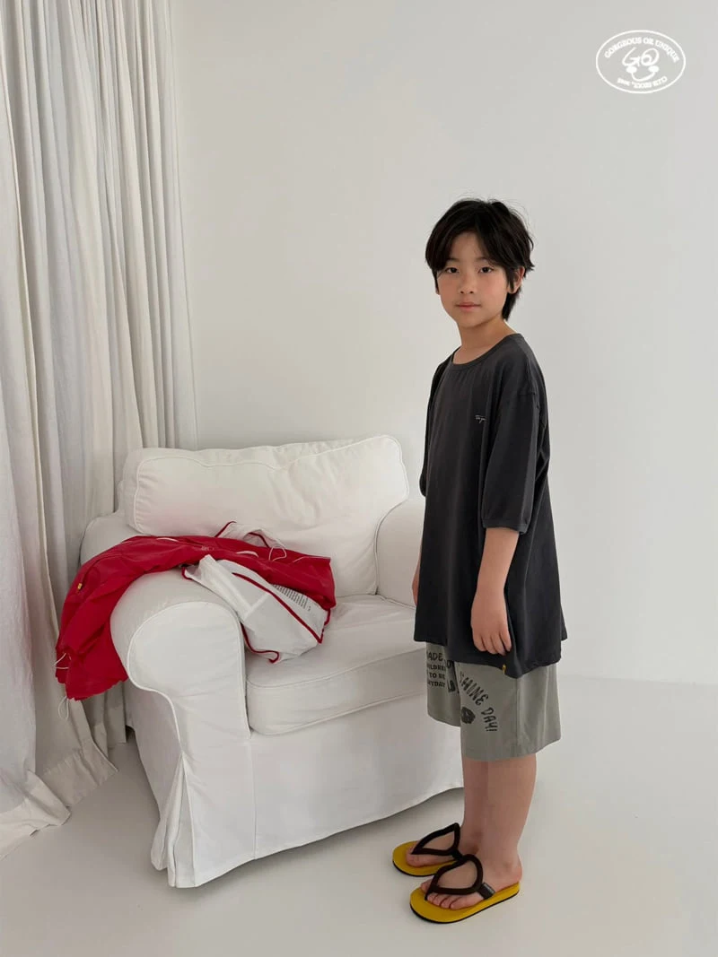 go;u - Korean Children Fashion - #childofig - Letter Tee - 12