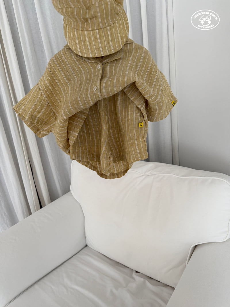 go;u - Korean Children Fashion - #childofig - Linen Back Shirt - 10