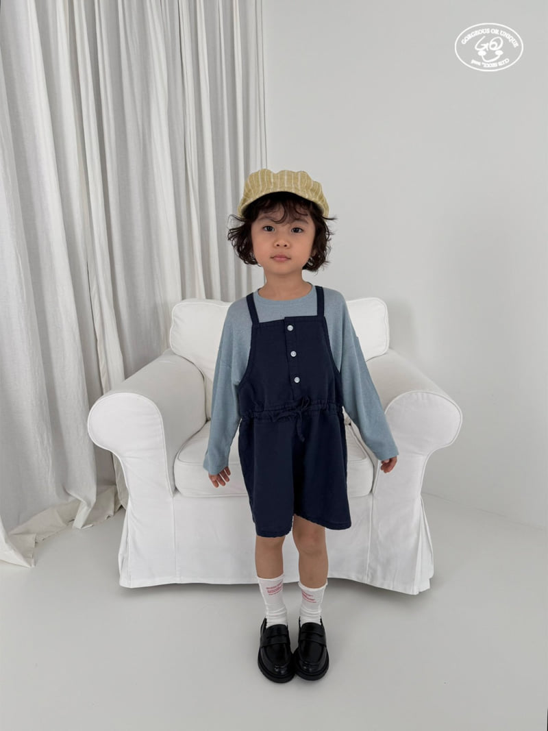 go;u - Korean Children Fashion - #childofig - Yaya Overalls - 5