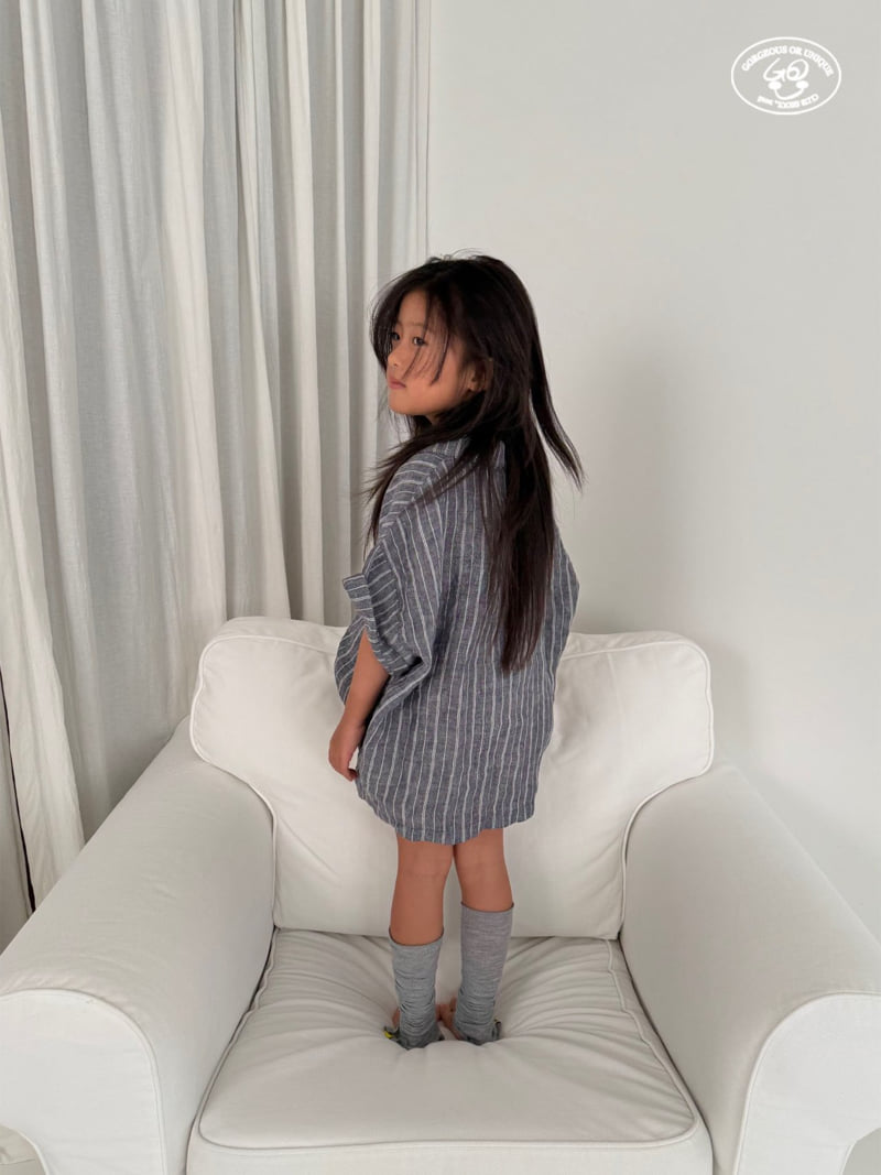 go;u - Korean Children Fashion - #childrensboutique - Linen Back Shirt - 12