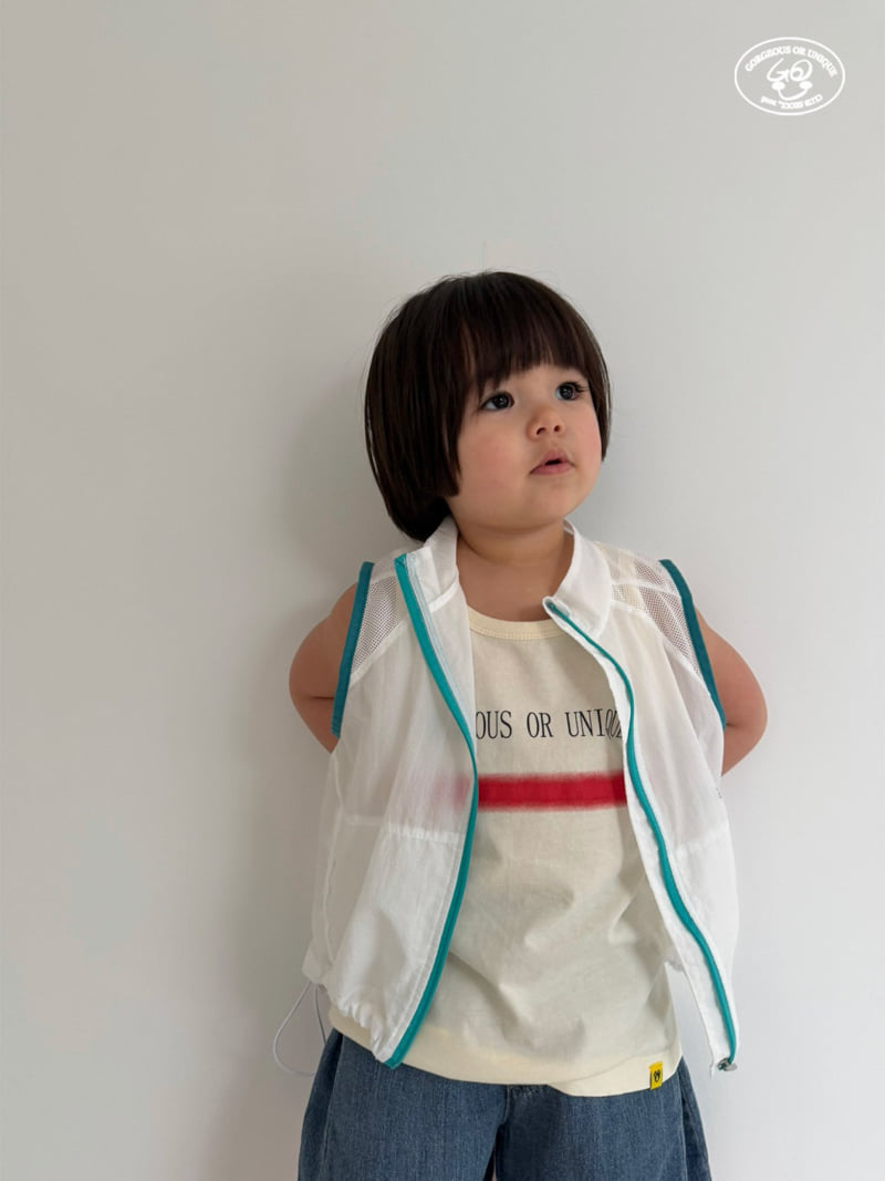 go;u - Korean Children Fashion - #childrensboutique - Yogurt Sleeveless - 12