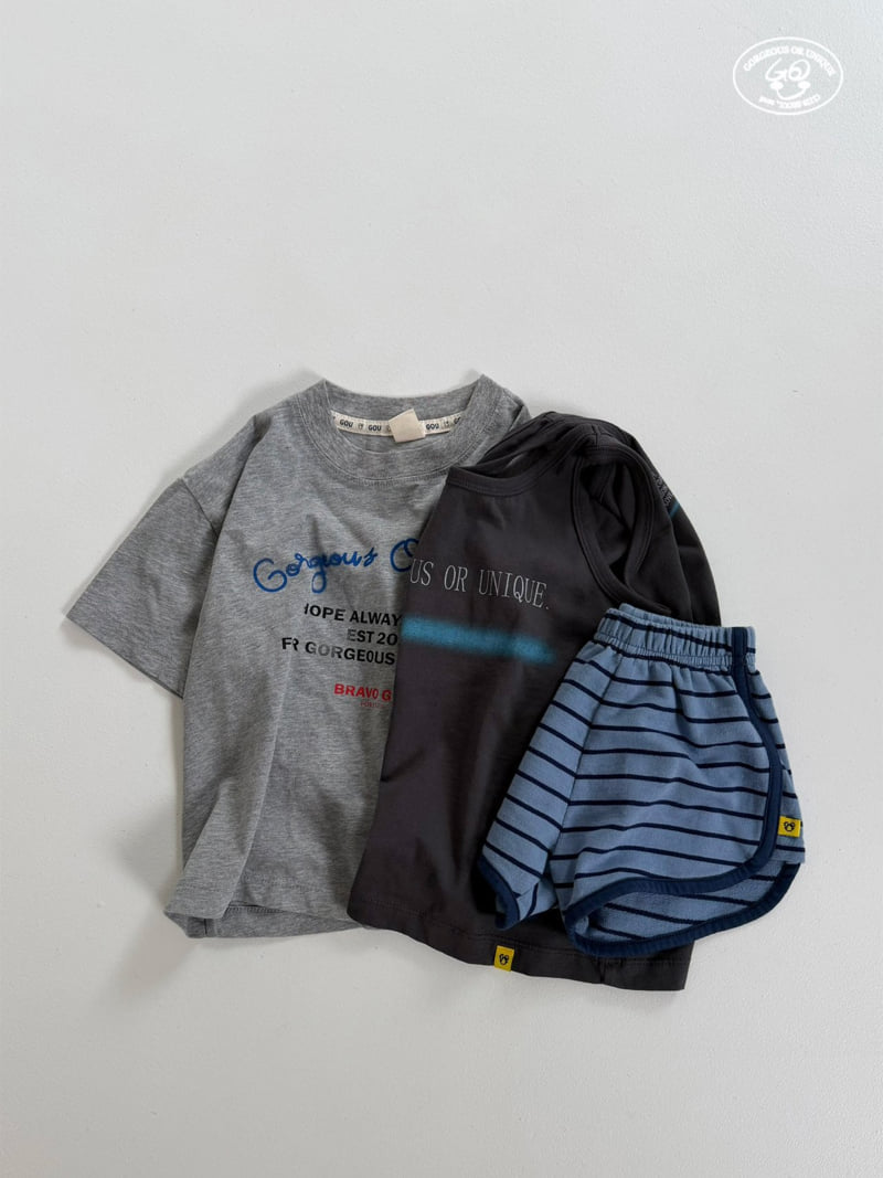 go;u - Korean Children Fashion - #designkidswear - Stripe Shorts - 9