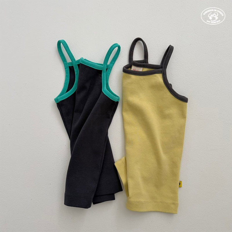 go;u - Korean Children Fashion - #designkidswear - Strap Sleeveless