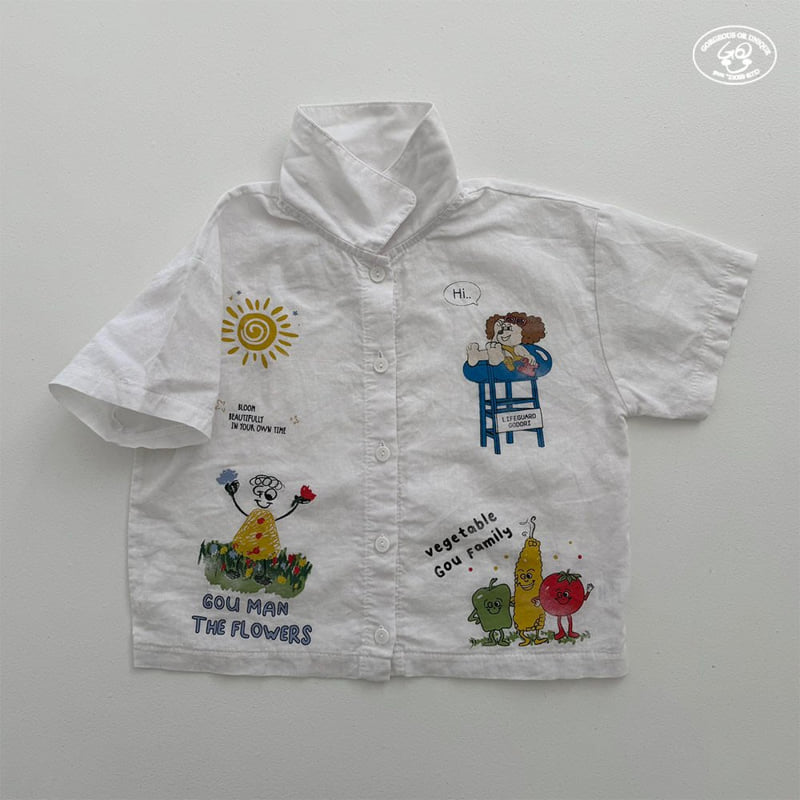 go;u - Korean Children Fashion - #discoveringself - Graphic Shirt