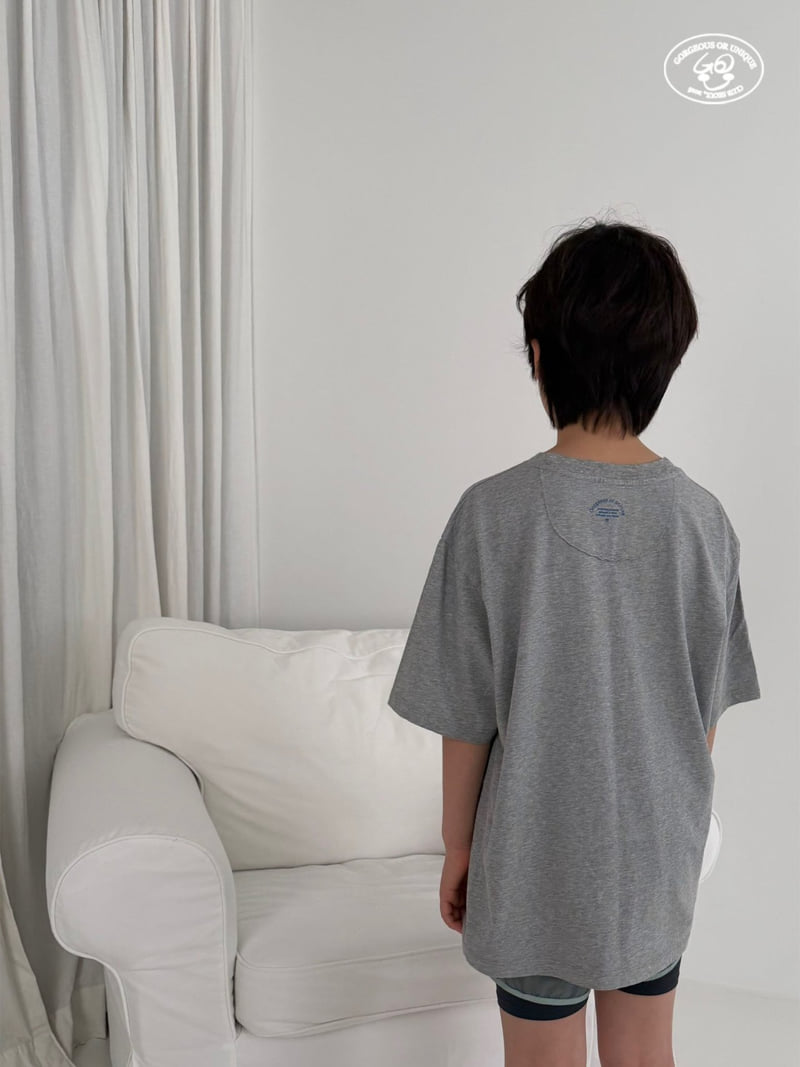 go;u - Korean Children Fashion - #discoveringself - Lettering Tee - 4