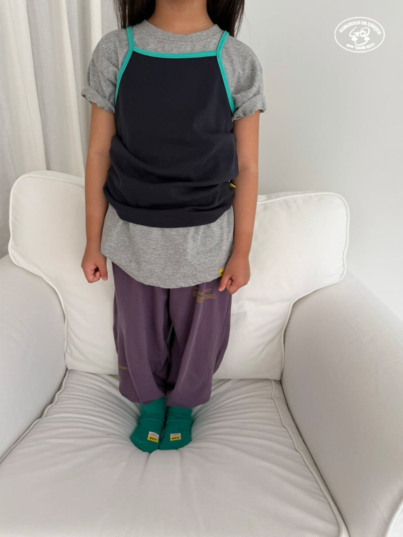 go;u - Korean Children Fashion - #fashionkids - Strap Sleeveless - 3