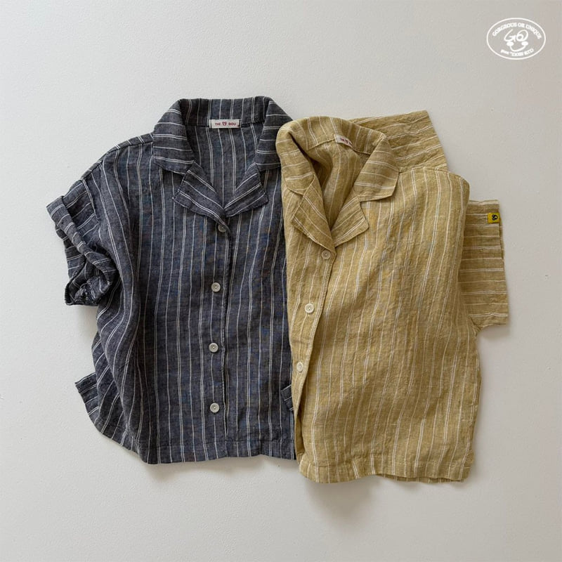 go;u - Korean Children Fashion - #fashionkids - Linen Back Shirt