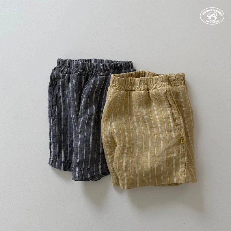 go;u - Korean Children Fashion - #fashionkids - Linen Back Shorts