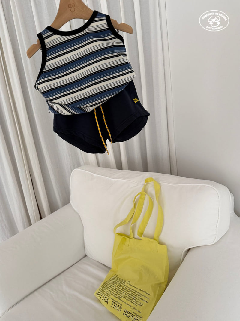 go;u - Korean Children Fashion - #kidsshorts - Track Sleeveless - 10