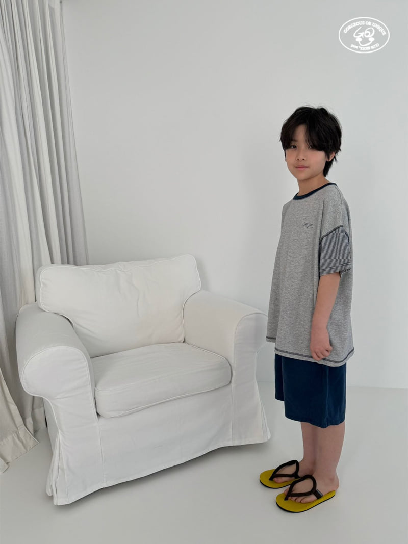 go;u - Korean Children Fashion - #kidsshorts - Trio Tee - 7