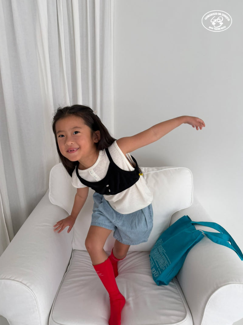 go;u - Korean Children Fashion - #kidsshorts - Terry Top - 12