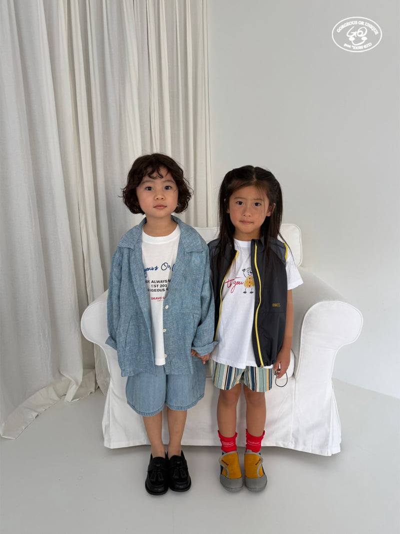 go;u - Korean Children Fashion - #kidsshorts - Basic Short Sleeve Tee - 8