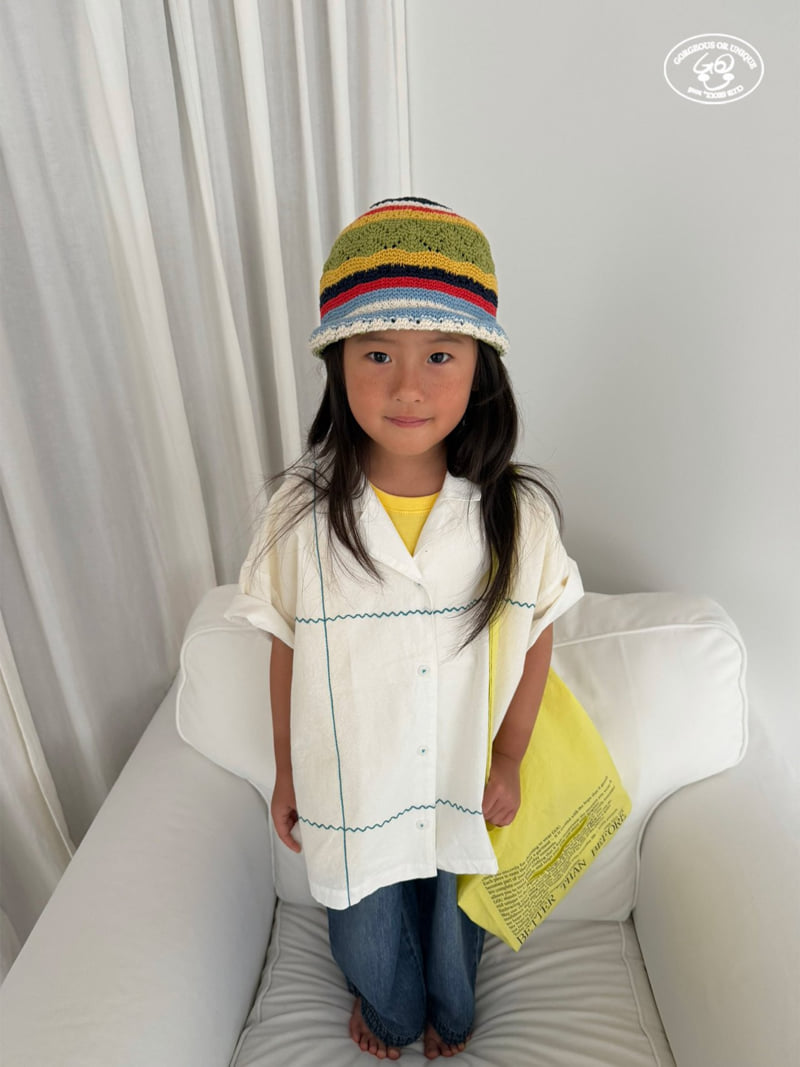 go;u - Korean Children Fashion - #kidsshorts - Wave Shirt - 7