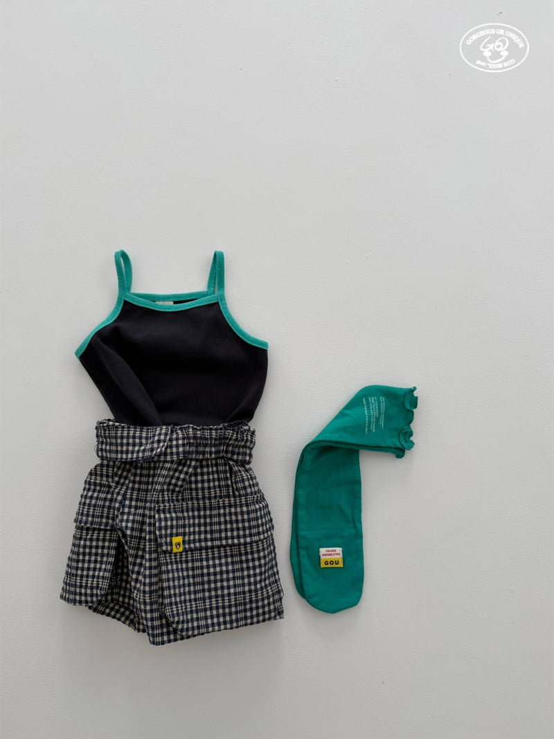 go;u - Korean Children Fashion - #fashionkids - Strap Sleeveless - 4