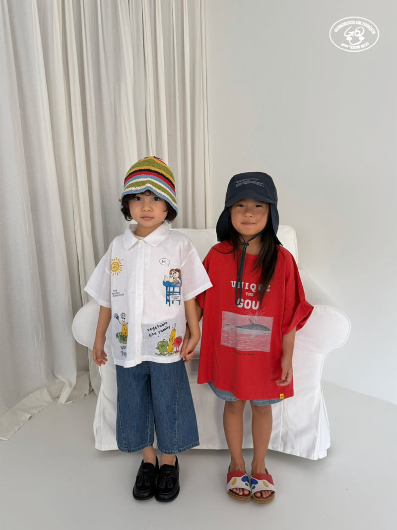go;u - Korean Children Fashion - #kidsshorts - Graphic Shirt - 3