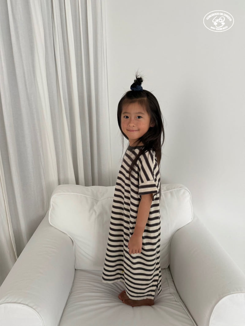 go;u - Korean Children Fashion - #kidsshorts - Long Long One-piece - 3