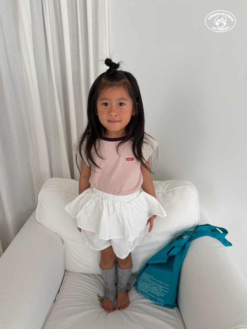 go;u - Korean Children Fashion - #kidsshorts - Fry Tee - 4