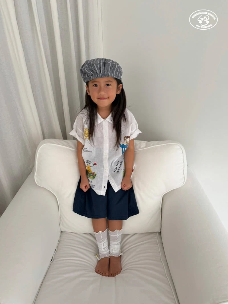 go;u - Korean Children Fashion - #kidsshorts - Graphic Shirt - 4