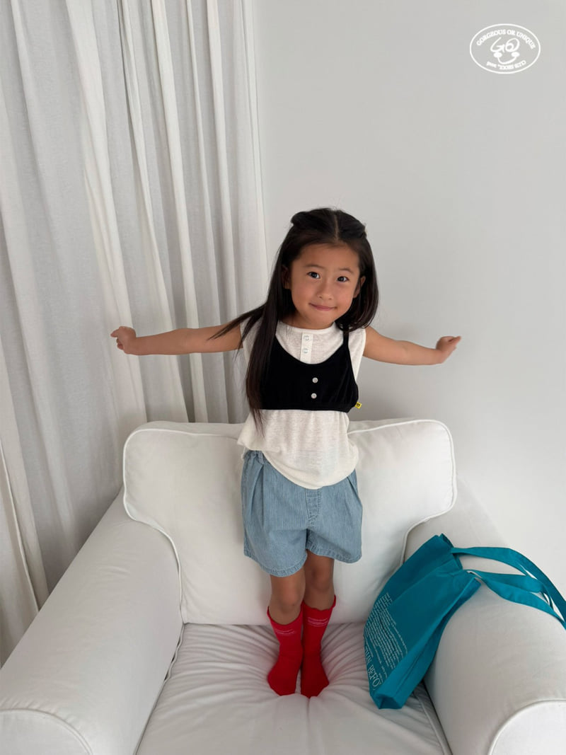 go;u - Korean Children Fashion - #kidsstore - Half-Half Pants - 3