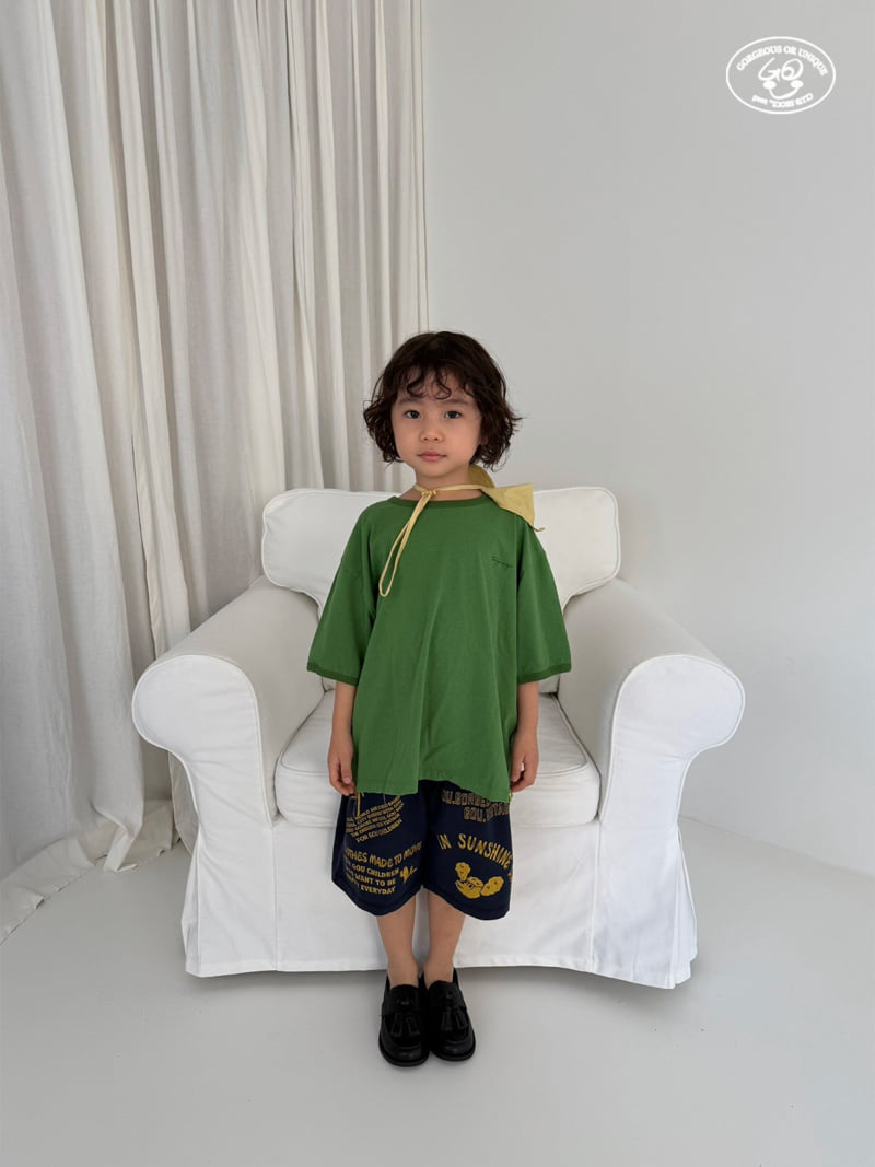 go;u - Korean Children Fashion - #kidzfashiontrend - Letter Tee - 6