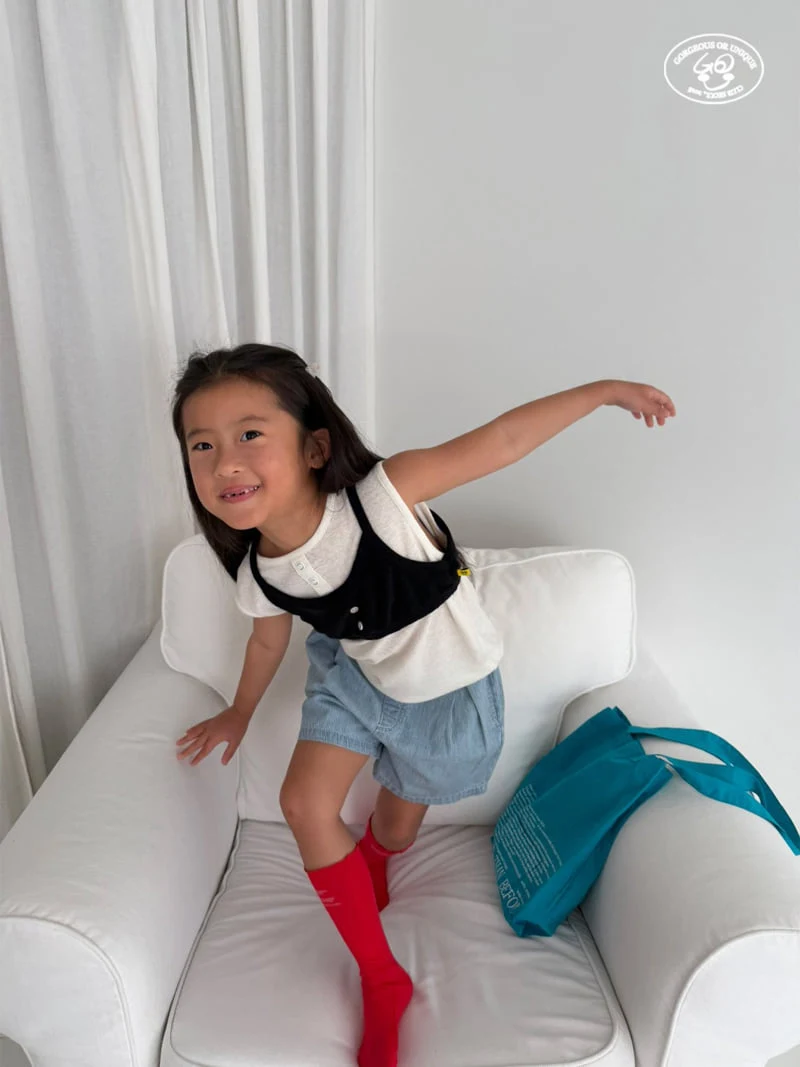 go;u - Korean Children Fashion - #kidsstore - Half-Half Pants - 4