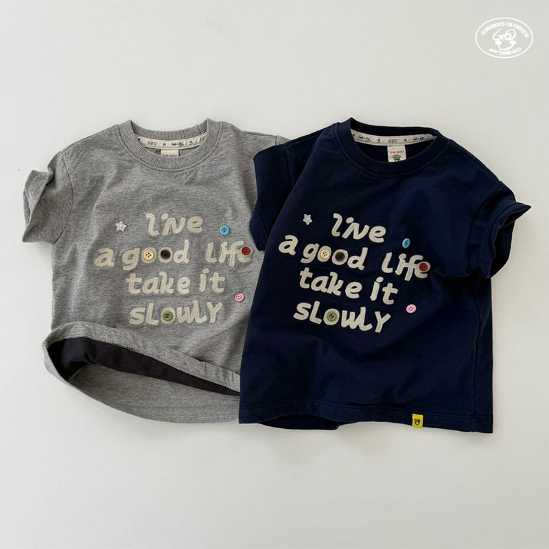 go;u - Korean Children Fashion - #littlefashionista - Button Tee