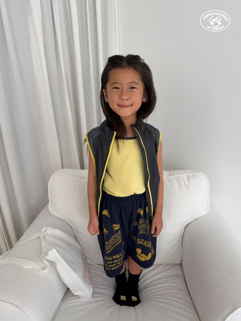 go;u - Korean Children Fashion - #littlefashionista - Strap Sleeveless - 8