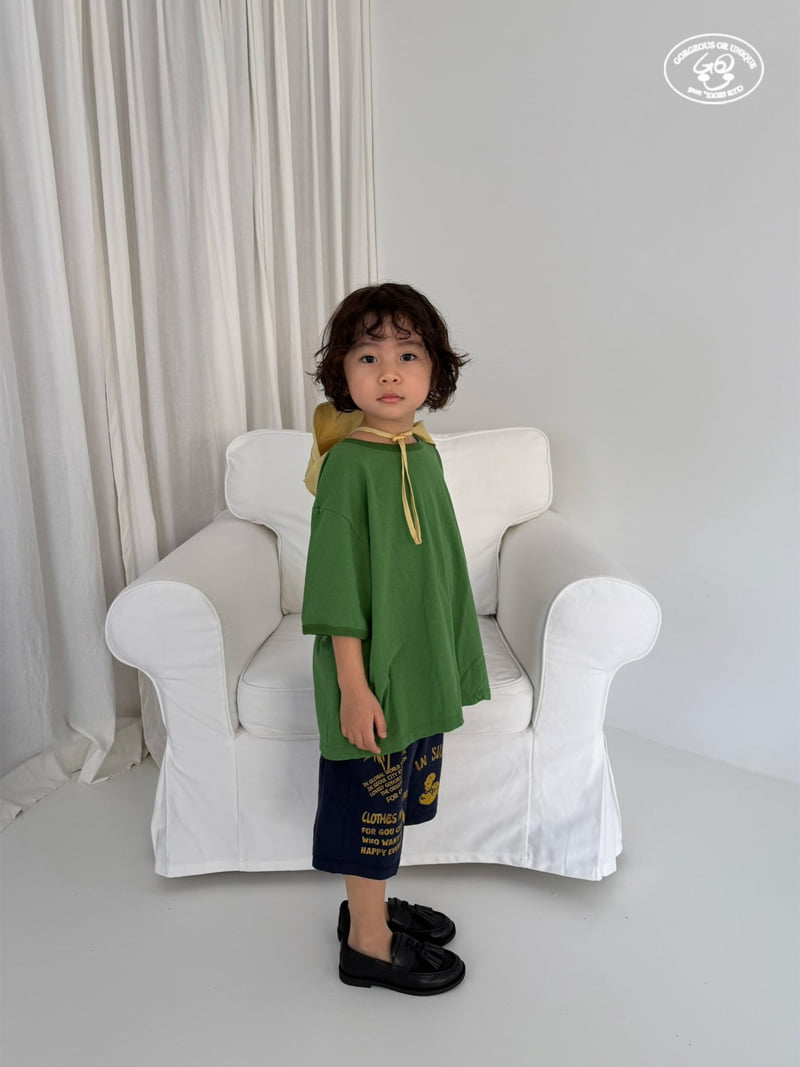 go;u - Korean Children Fashion - #littlefashionista - Letter Tee - 8