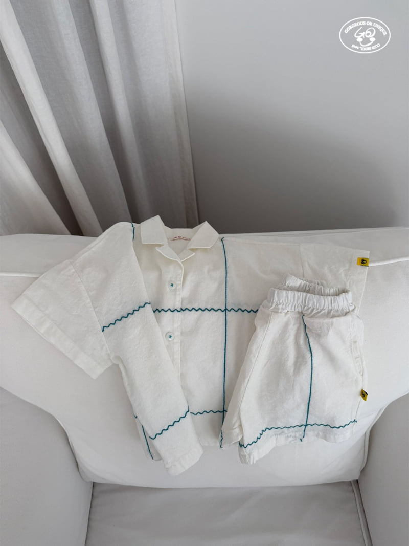 go;u - Korean Children Fashion - #littlefashionista - Wave Shorts - 9