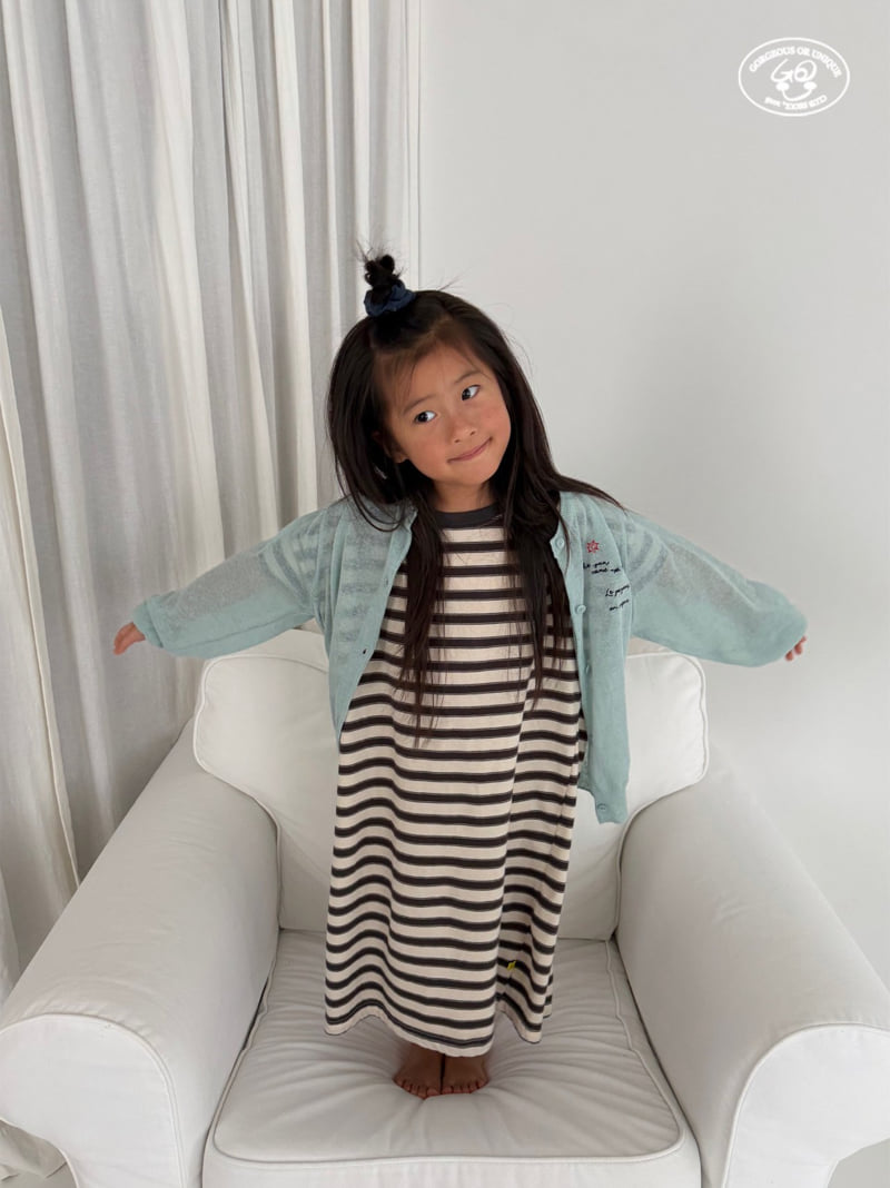 go;u - Korean Children Fashion - #littlefashionista - Long Long One-piece - 7