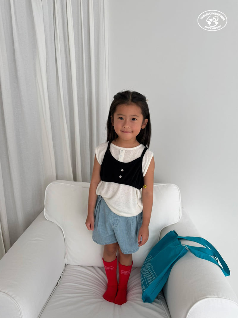 go;u - Korean Children Fashion - #littlefashionista - Half-Half Pants - 6