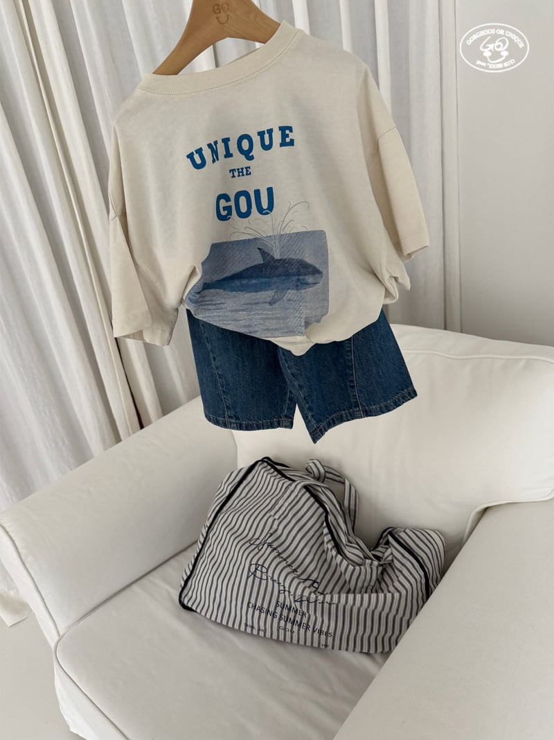 go;u - Korean Children Fashion - #magicofchildhood - Whale Tee - 7