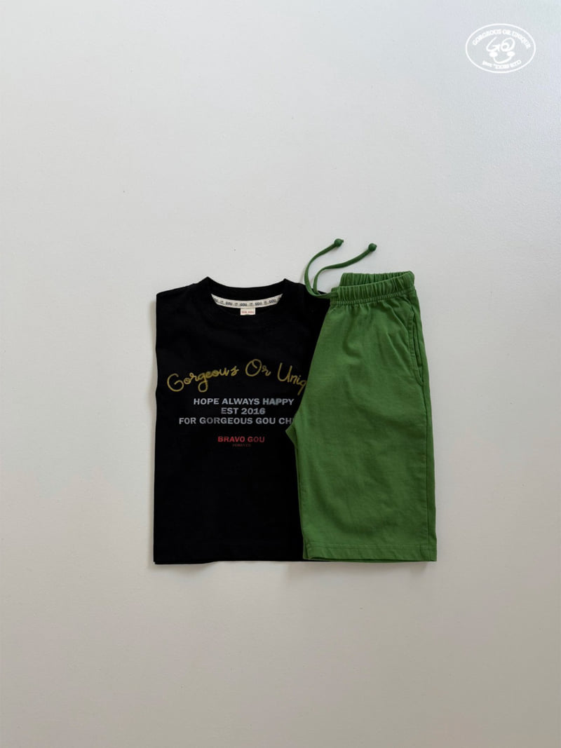go;u - Korean Children Fashion - #magicofchildhood - Lettering Tee - 10