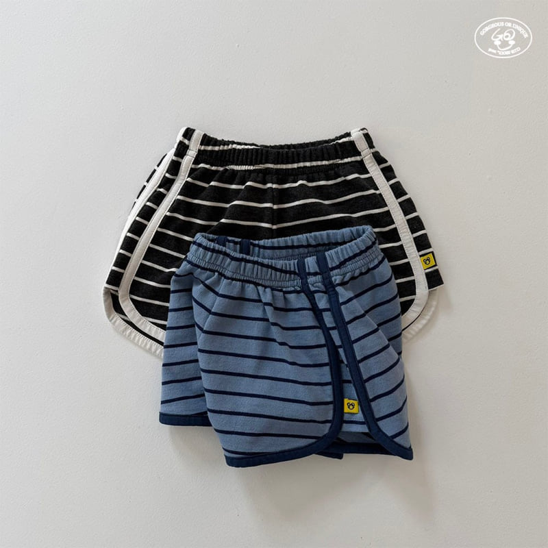 go;u - Korean Children Fashion - #magicofchildhood - Stripe Shorts